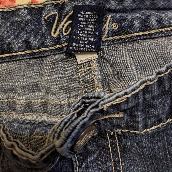 💥 5 for 25 💥 Vanity "Sasha"  size 33 cut off jeans - Picture 8 of 10